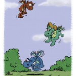 Carte postale pour l'association Chacalprod.