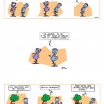 "Rob". Plus d'une centaine de strips dans l'album publié.